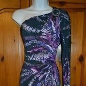 JustCavalli one shoulder dress